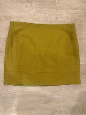 J. Crew Olive Green Mini Skirt